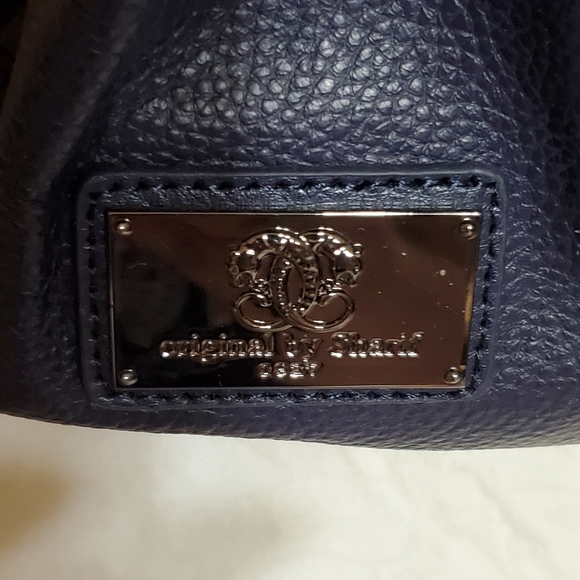 Sharif- Blue/Cream Tapestry Dome Shoulderbag. - Picture 2 of 16